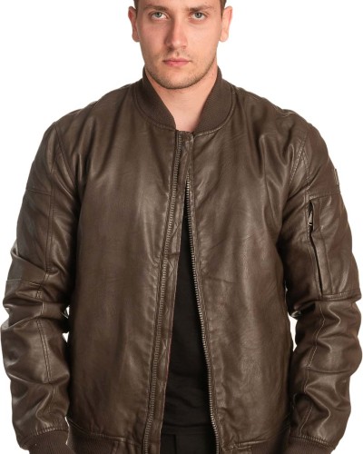 Γνήσιο Ανδρικό Δερμάτινο Μπουφάν - A353