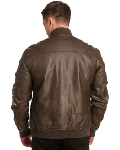 Γνήσιο Ανδρικό Δερμάτινο Μπουφάν - A353