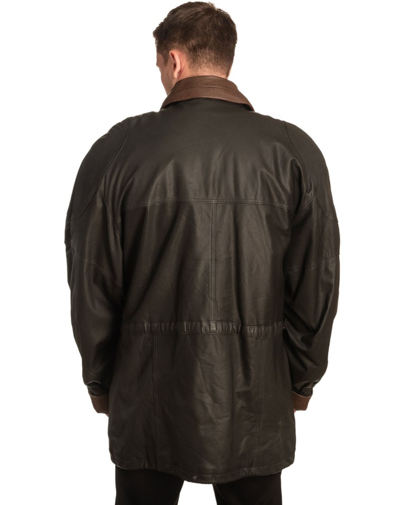 Γνήσιο Ανδρικό Δερμάτινο Μπουφάν - A354