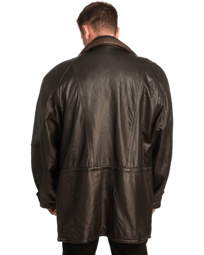 Γνήσιο Ανδρικό Δερμάτινο Μπουφάν - A358