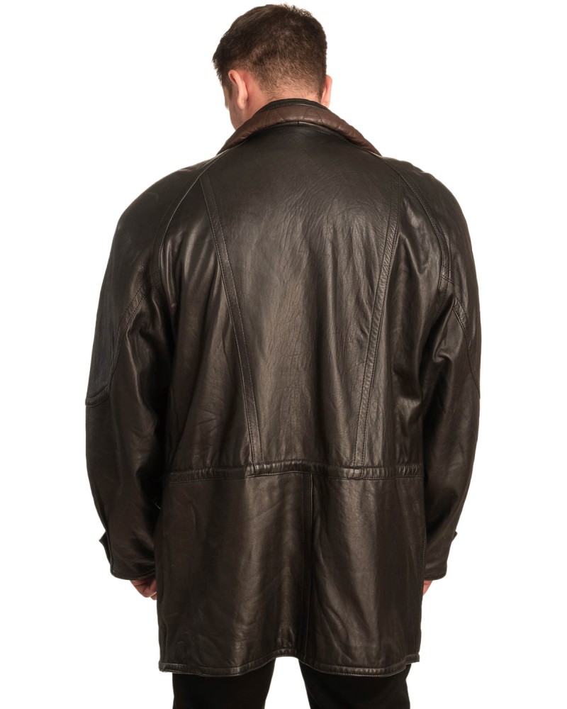 Γνήσιο Ανδρικό Δερμάτινο Μπουφάν - A358