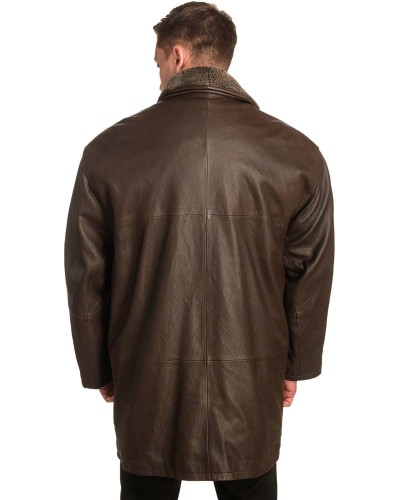 Γνήσιο Ανδρικό Δερμάτινο Μπουφάν - A359