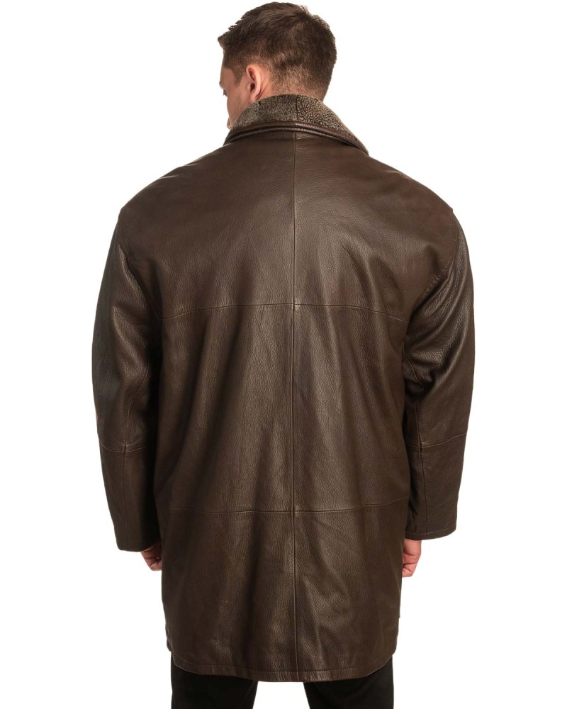 Γνήσιο Ανδρικό Δερμάτινο Μπουφάν - A359