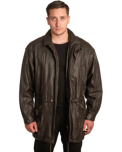 Γνήσιο Ανδρικό Δερμάτινο Μπουφάν - A360