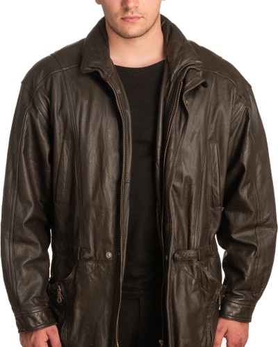 Γνήσιο Ανδρικό Δερμάτινο Μπουφάν - A360
