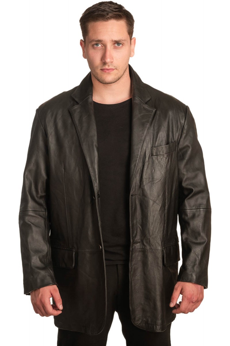 Γνήσιο Ανδρικό Δερμάτινο Σακάκι - Α362 Γνήσιο Ανδρικό Δερμάτινο Σακάκι - Α362