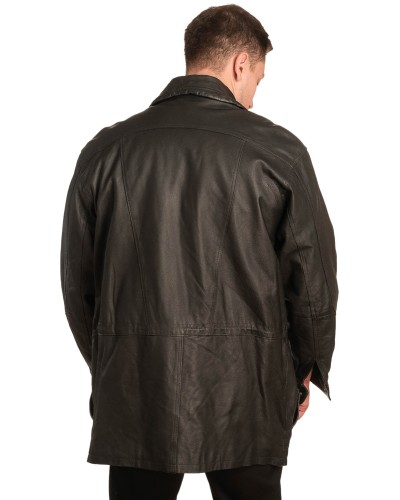 Γνήσιο Ανδρικό Δερμάτινο Μπουφάν – A367