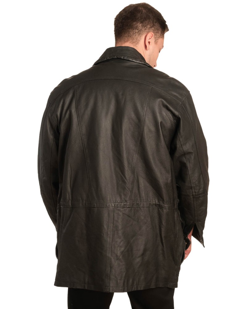 Γνήσιο Ανδρικό Δερμάτινο Μπουφάν – A367