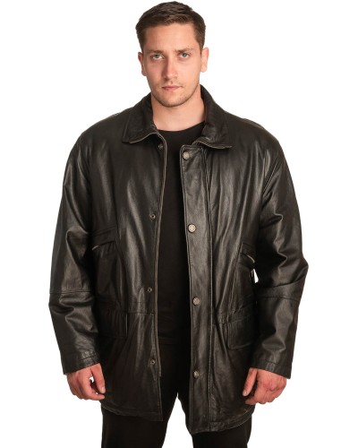 Γνήσιο Ανδρικό Δερμάτινο Μπουφάν – A368