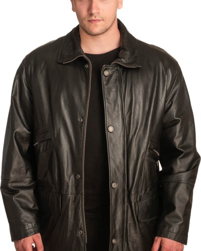 Γνήσιο Ανδρικό Δερμάτινο Μπουφάν – A368