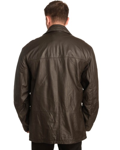 Γνήσιο Ανδρικό Δερμάτινο Μπουφάν – A371