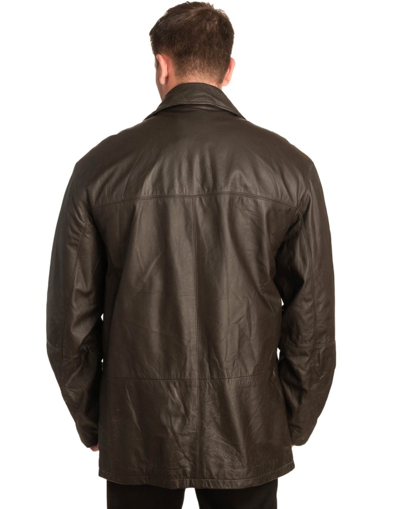 Γνήσιο Ανδρικό Δερμάτινο Μπουφάν – A371