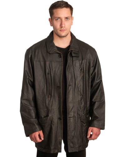 Γνήσιο Ανδρικό Δερμάτινο Μπουφάν – A372