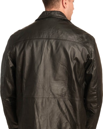 Γνήσιο Ανδρικό Δερμάτινο Μπουφάν – A374