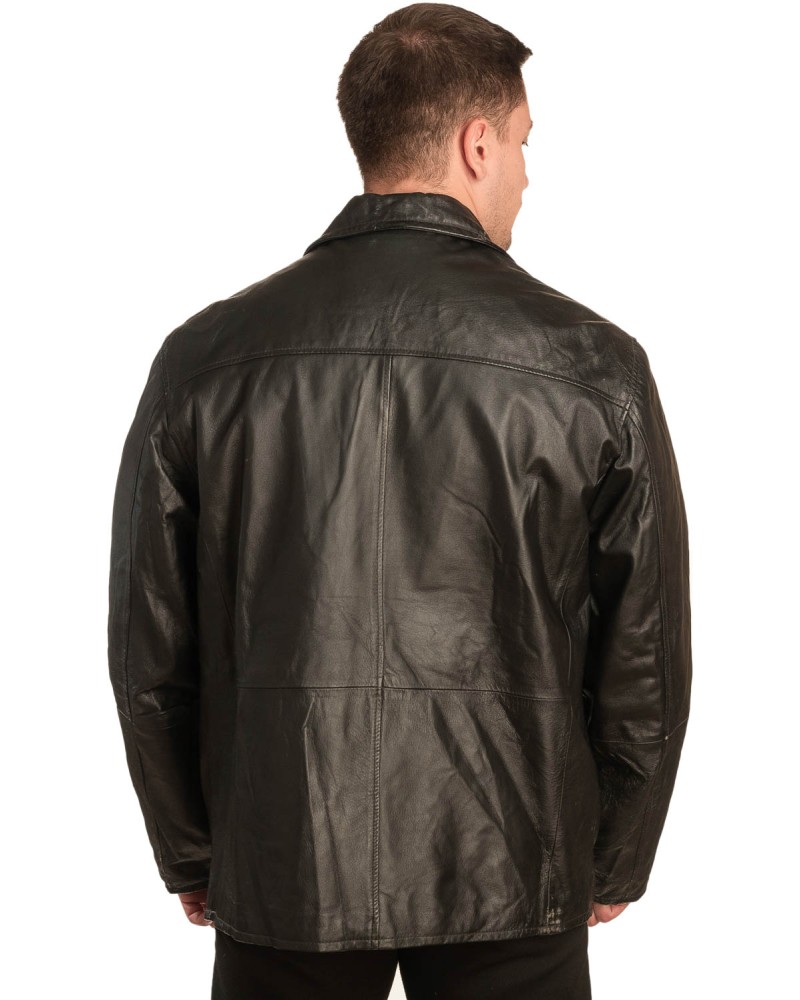 Γνήσιο Ανδρικό Δερμάτινο Μπουφάν – A374