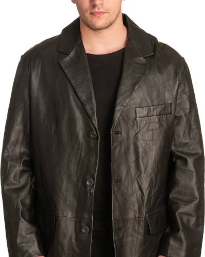 Γνήσιο Ανδρικό Δερμάτινο Σακάκι - A376
