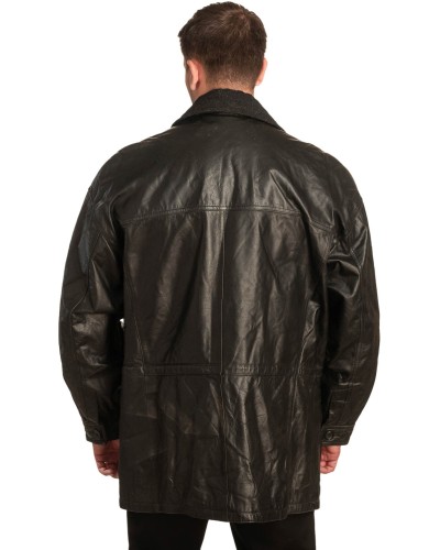 Γνήσιο Ανδρικό Δερμάτινο Μπουφάν – A383