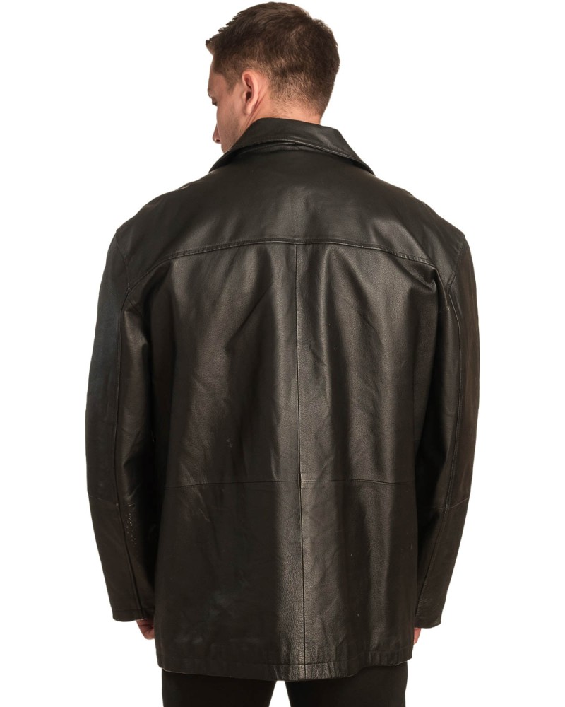 Γνήσιο Ανδρικό Δερμάτινο Μπουφάν – A386