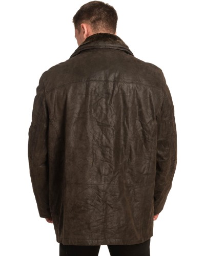 Γνήσιο Ανδρικό Δερμάτινο Μπουφάν – A390