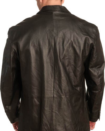  Γνήσιο Ανδρικό Δερμάτινο Μπουφάν - A392