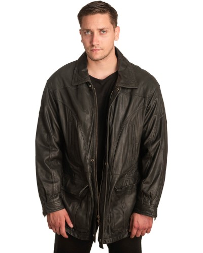 Γνήσιο Ανδρικό Δερμάτινο Μπουφάν – A395