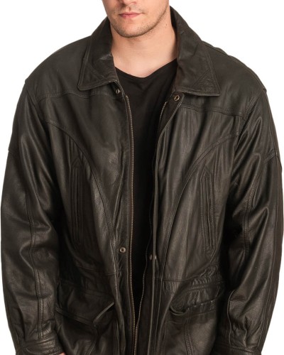 Γνήσιο Ανδρικό Δερμάτινο Μπουφάν – A395