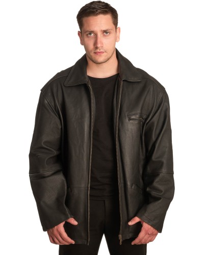 Γνήσιο Ανδρικό Δερμάτινο Μπουφάν – A396