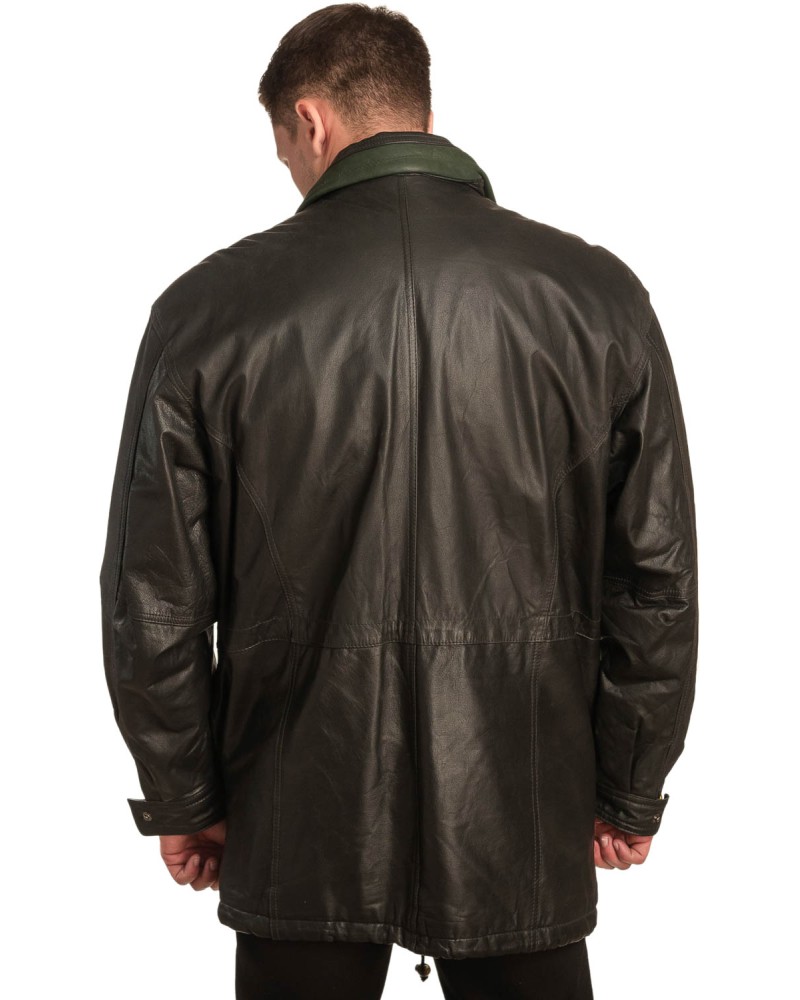Γνήσιο Ανδρικό Δερμάτινο Μπουφάν – A397