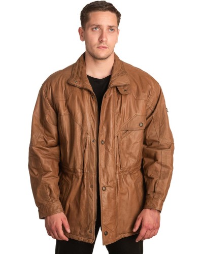 Γνήσιο Ανδρικό Δερμάτινο Μπουφάν – A399