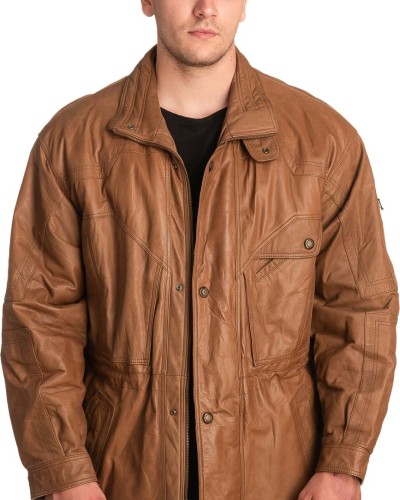 Γνήσιο Ανδρικό Δερμάτινο Μπουφάν – A399