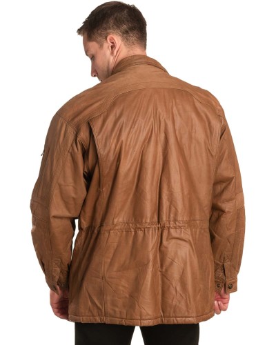 Γνήσιο Ανδρικό Δερμάτινο Μπουφάν – A399