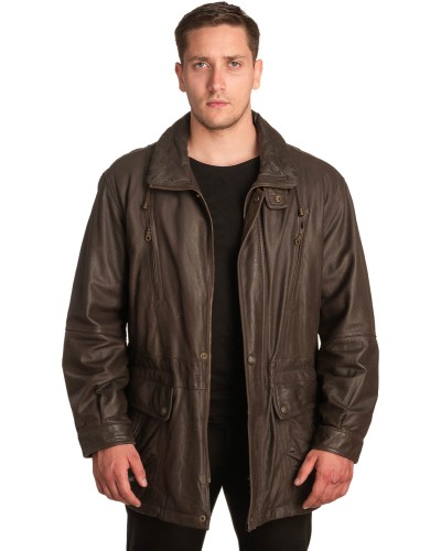 Γνήσιο Ανδρικό Δερμάτινο Μπουφάν – A400