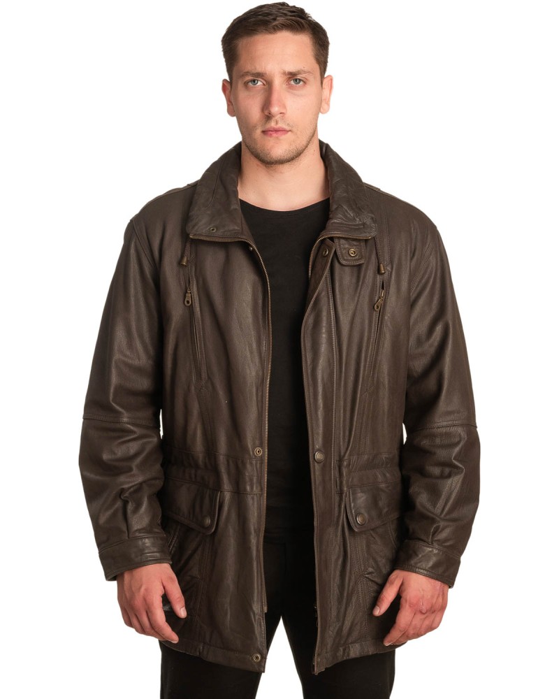 Γνήσιο Ανδρικό Δερμάτινο Μπουφάν – A400