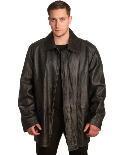 Γνήσιο Ανδρικό Δερμάτινο Μπουφάν – A403