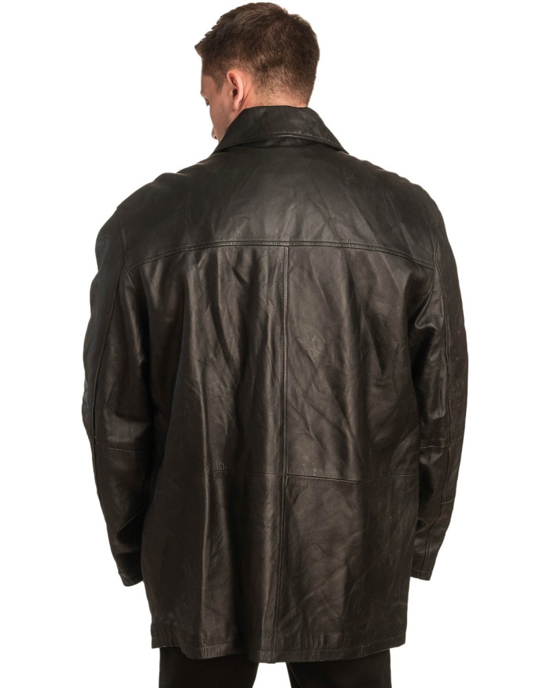 Γνήσιο Ανδρικό Δερμάτινο Μπουφάν – A403
