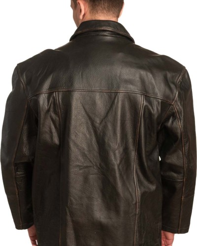 Γνήσιο Ανδρικό Δερμάτινο Μπουφάν – A404