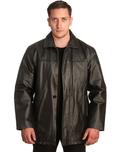 Γνήσιο Ανδρικό Δερμάτινο Μπουφάν – A407