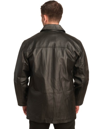 Γνήσιο Ανδρικό Δερμάτινο Μπουφάν – A407