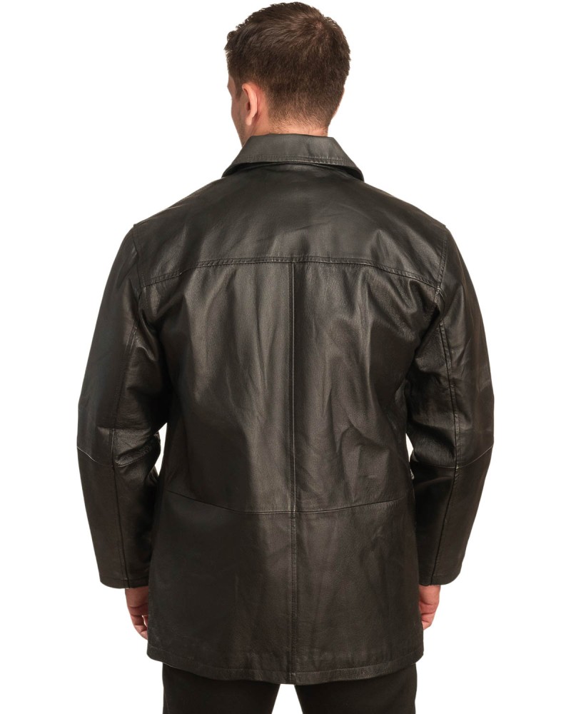 Γνήσιο Ανδρικό Δερμάτινο Μπουφάν – A407