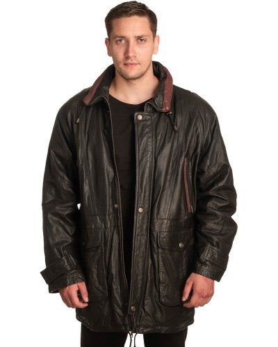 Γνήσιο Ανδρικό Δερμάτινο Μπουφάν – A412