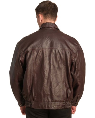 Γνήσιο Ανδρικό Δερμάτινο Μπουφάν – A415