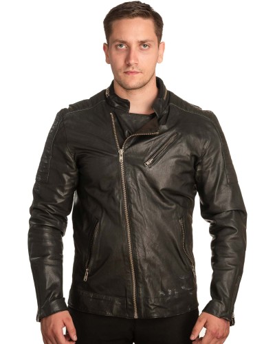 Γνήσιο Ανδρικό Δερμάτινο Μπουφάν – A421