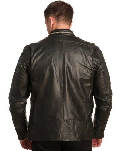 Γνήσιο Ανδρικό Δερμάτινο Μπουφάν – A421