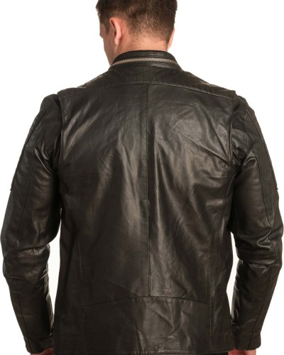 Γνήσιο Ανδρικό Δερμάτινο Μπουφάν – A421