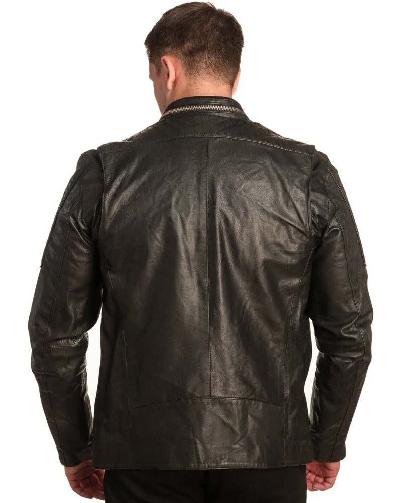 Γνήσιο Ανδρικό Δερμάτινο Μπουφάν – A421