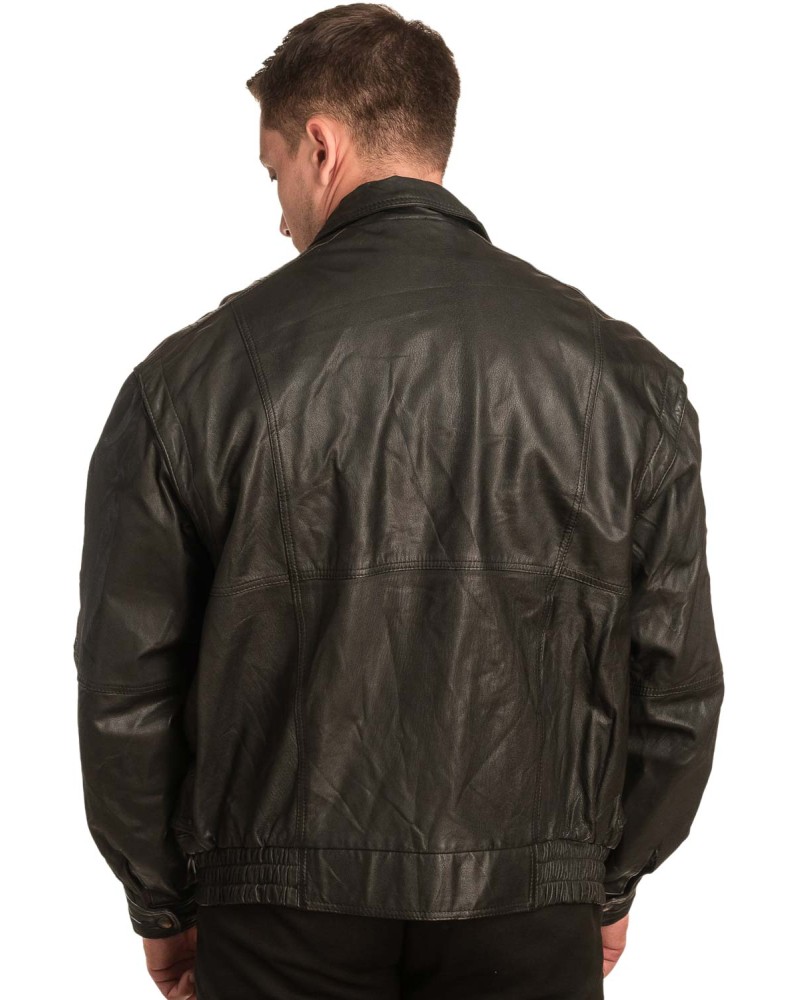Γνήσιο Ανδρικό Δερμάτινο Μπουφάν – A422