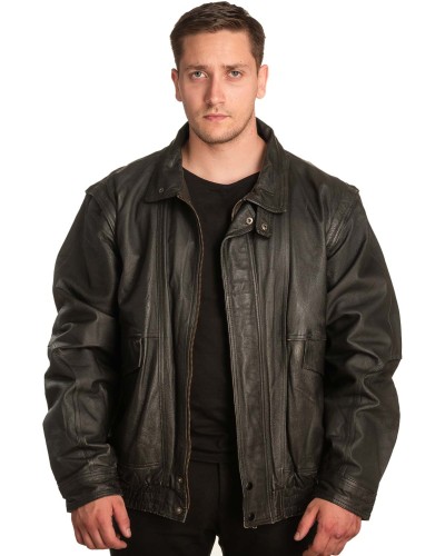 Γνήσιο Ανδρικό Δερμάτινο Μπουφάν – A424