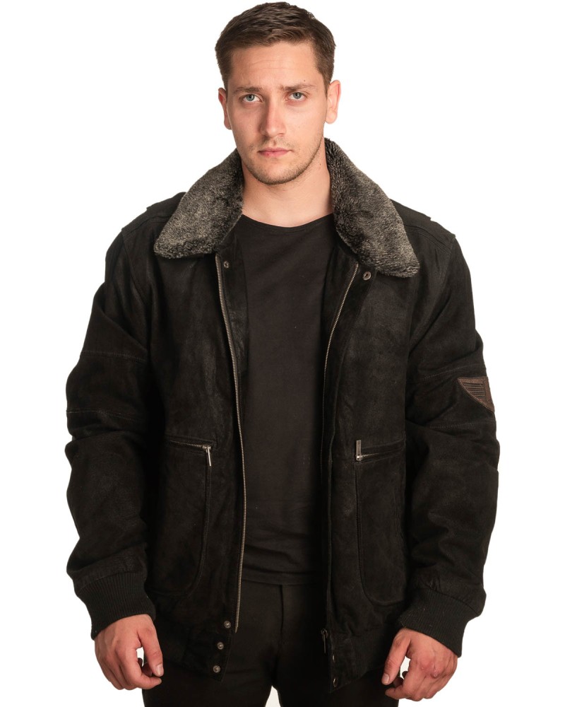 Γνήσιο Ανδρικό Δερμάτινο Μπουφάν – A425