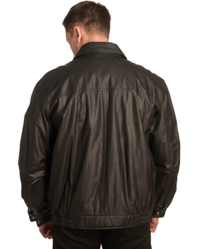 Γνήσιο Ανδρικό Δερμάτινο Μπουφάν – A427