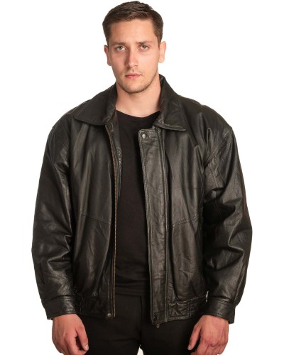 Γνήσιο Ανδρικό Δερμάτινο Μπουφάν – A428